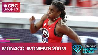 Meet record set in star-studded women's 200m final at Diamond League stop in Monaco | #athletics