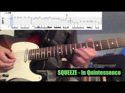 In Quintessence - Squeeze - Guitar Solo & Tab