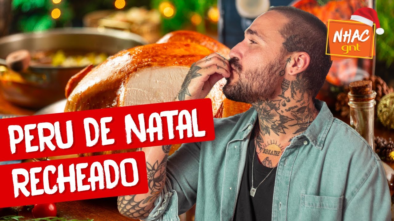Peru de Natal recheado com farofa | Leonardo Abreu | Receitas com Sadia