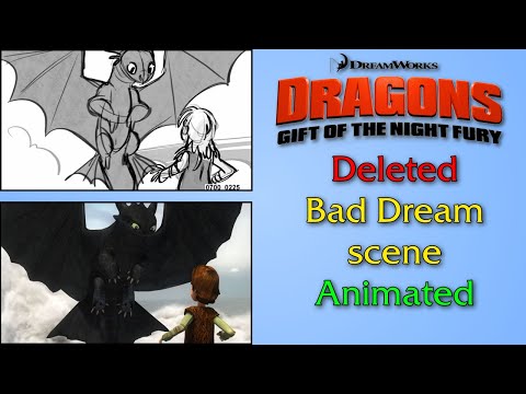 Gift of the Night Fury (deleted) bad dream scene animation attempt