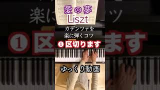 Download lagu 【カデンツァを楽に弾くコツ〜愛の夢  ゆっくり動画/リストLiszt 】ピアノ#short mp3
