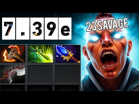 How 23Savage Destroys High MMR with Anti-Mage in 7.39e Patch