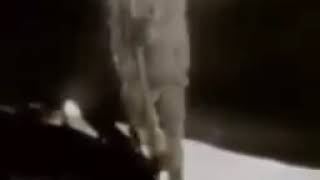 NASA'S unedited fake "moon landing" with stage lights falling