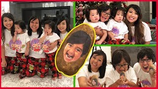 Family Christmas Fun! Ryan&#39;s Family got a potato for Christmas Surprise!