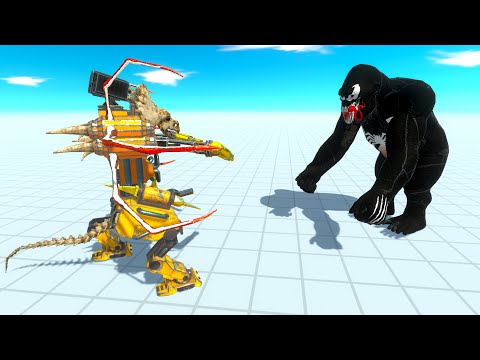 SKELETON ROBOT vs ALL UNITS - Animal Revolt Battle Simulator