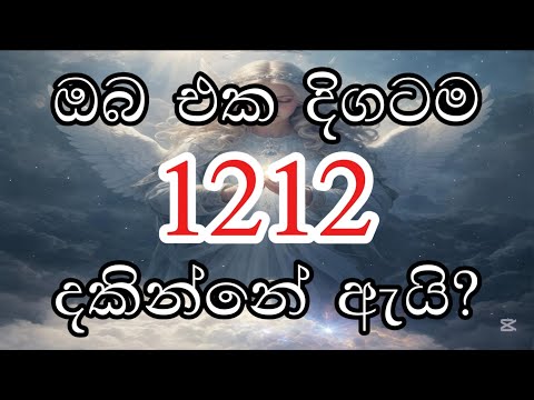 1212 දේවදූත අංකය: ආදරය, සාර්ථකත්වය, ආධ්‍යාත්මික පිබිදීම | Angel Number 1212 Meaning