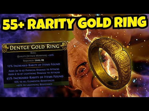 Only 8D To Craft INSANE 55-60 Rarity Double Flat Double Resistance Rings!