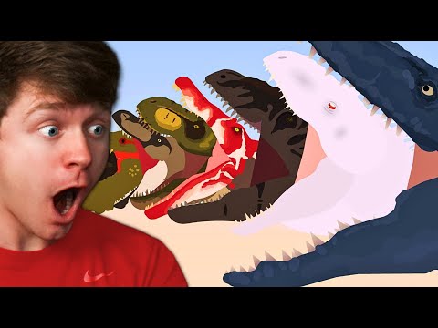 Reacting to DINOSAURS but they EAT EACH OTHER!?