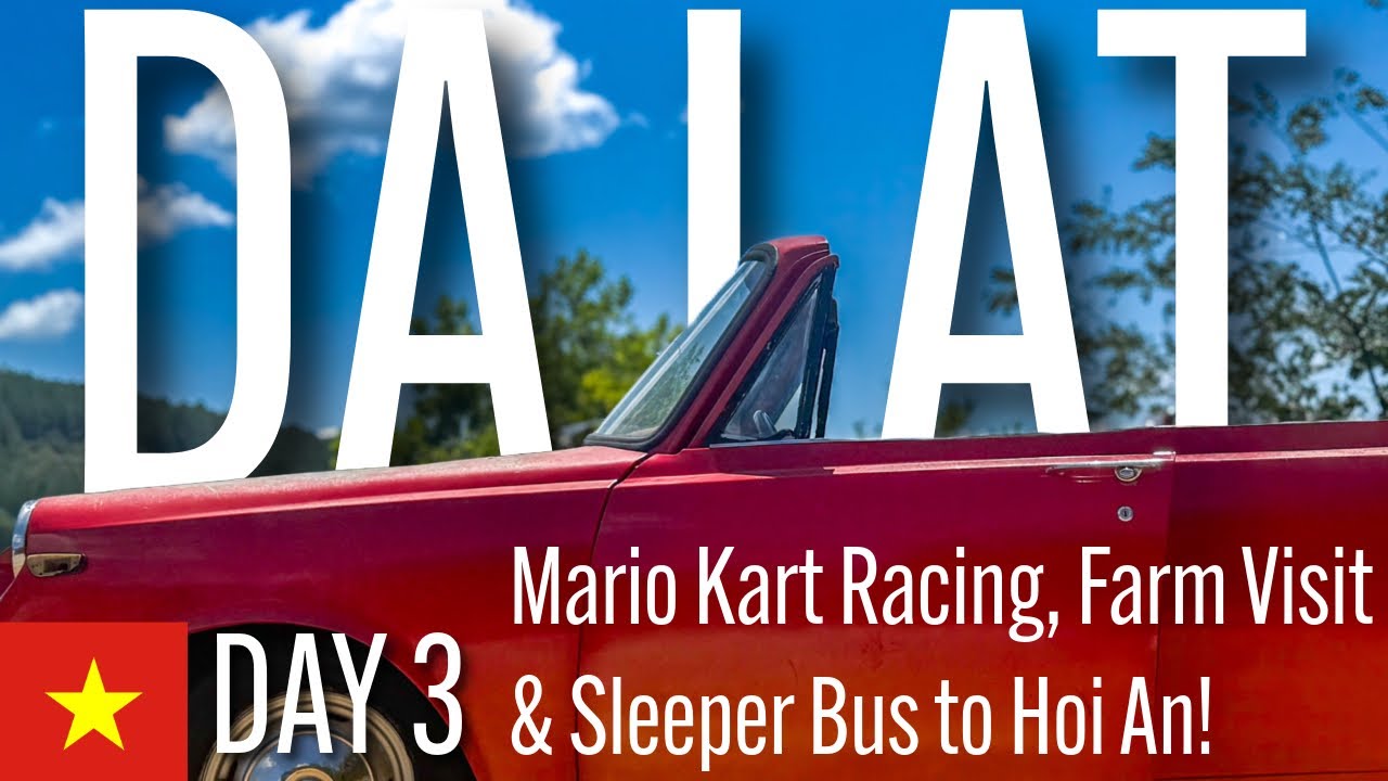 Join a traveler as he experiences Mario Kart racing & farm visit.
