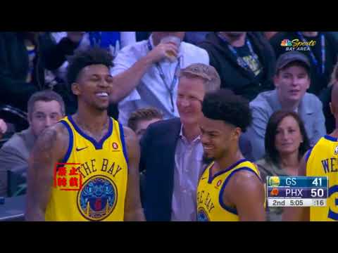 Nick Young Shoves Gragan Bender IN Heated,Steve Kerr Cheers Him Up