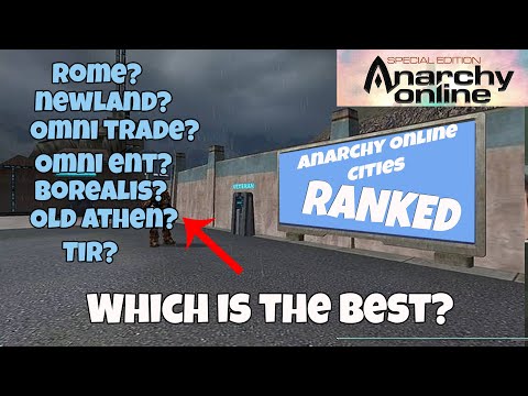 What are the BEST cities in Anarchy Online