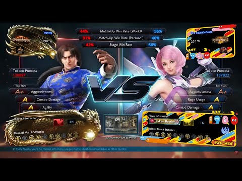 [TEKKEN 7] Lei Wulong VS Alisa | Ranked