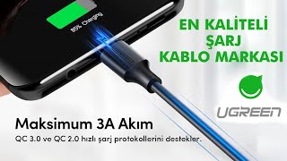 EN KALİTELİ ŞARJ KABLO MARKASI - Ugreen Type-C Şarj ve Data Kablosu 25CM