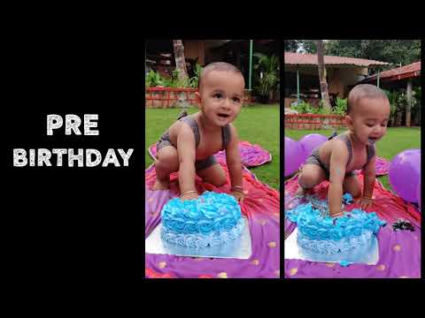 Atharva's first birthday celebration | 1st year baby boy birthday celebration | Cake smash ritual✨