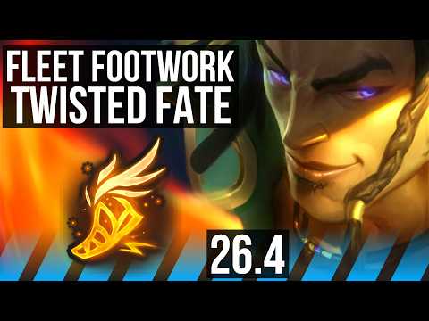 TWISTED FATE vs YASUO (MID) | Fleet Footwork, 4k gold comeback | EUW Master | 26.4