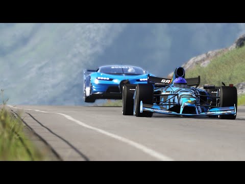 2021 Formula Rapide vs Bugatti Vision GT at Highlands