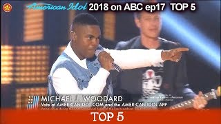 Michael J. Woodard sings  “Flat on the Floor” American Idol 2018 Top 5