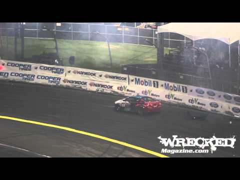 Tony Angelo Crashes Chasing JTP - 2012 Formula Drift Irwindale