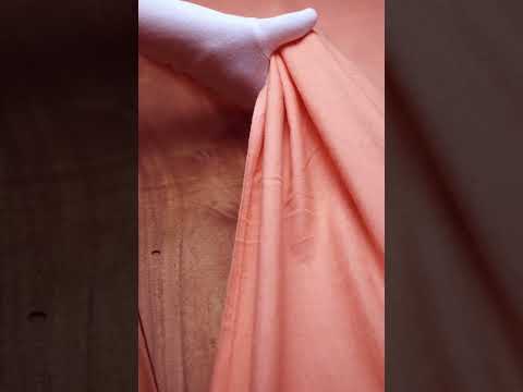 Plain Pink Pure Khadi 142 GSM Handwoven Fabric — video