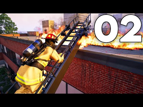 Firefighting Simulator Ignite - Part 2 - The Ladder Truck Changes Everything!