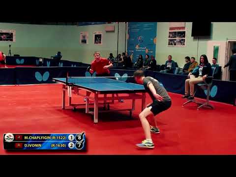 5.CHAPLYGIN - IVONIN RUSSIAN Championship table tennis настольный теннис