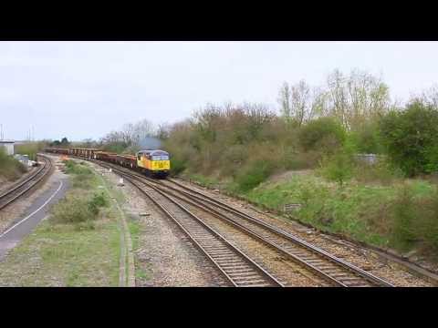56087 on 6Z87 at Filton Abbywood