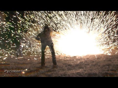 EXTREME Italian fireworks!! San Severo - Festa Del Soccorso 2018 - San Pio - Batteria