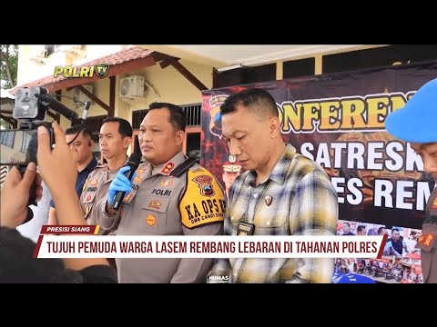 POLRES REMBANG UNGKAP KASUS PENGEROYOKAN SAHUR