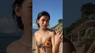 Model bikini short#viral