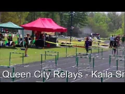 2012 Queen City Relay - Girls Shuttle Hurdles - Heat 4