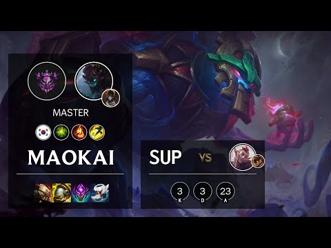 Maokai Support vs Rakan - KR Master Patch 11.15