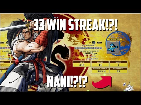 33 WIN STREAK!?! | Wu Ruixiang Samurai Shodown Ranked