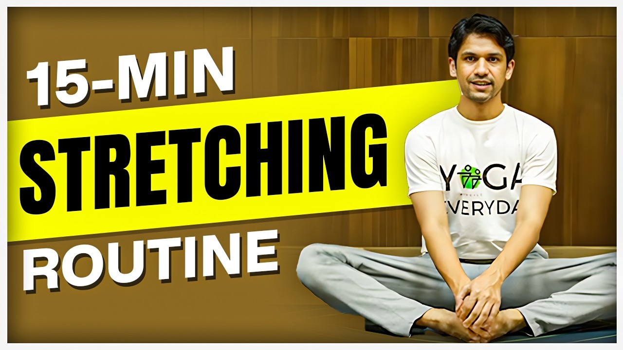Daily Stretching Exercises for Beginners | 15-Min Full Body Flexibility | Saurabh Bothra Yoga