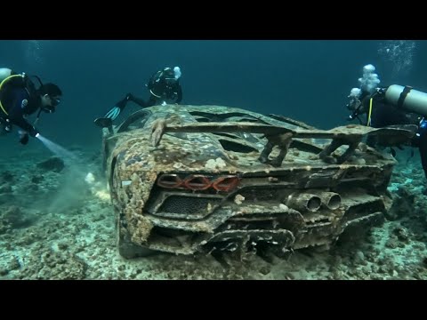 ASMR Car Restoration! Complete restoration of a severely damaged Lamborghini Veneno Roadster.