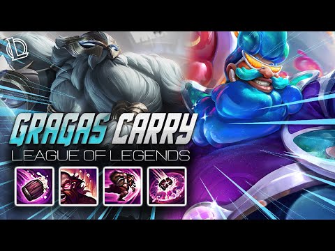 GRAGAS MONTAGE - GRAGAS CARRY | Ez LoL Plays [60 FPS]