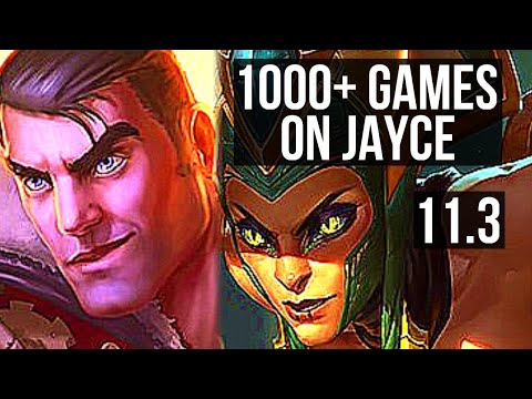 JAYCE vs CASSIOPEIA (TOP) | 5/0/3, 1.7M mastery, 1000+ games | KR Diamond | v11.3