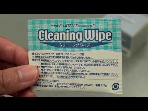 Fujitsu ScanSnap iX500 Cleaning Video