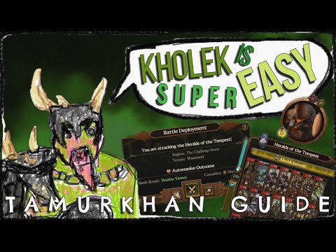 Dealing with Kholek as Tamurkhan the EASY way ¦  A Total War, Warhammer 3 Guide