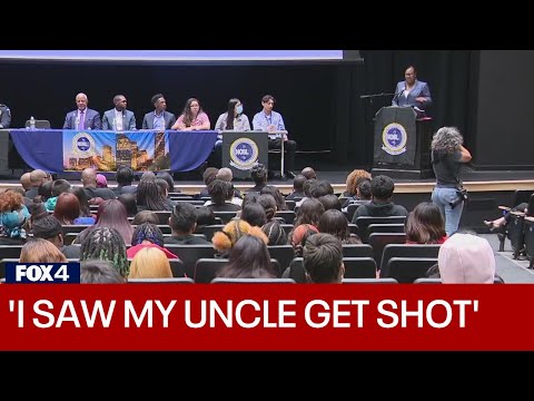 'I saw my uncle get shot': Dallas ISD students share the impact of gun violence on young people