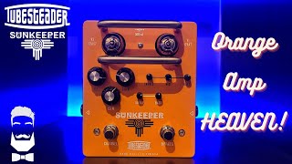 Video thumbnail for Tubesteader SUNKEEPER! Tube Orange Preamp in a BOX! killer amp in a box by Buddy Blues