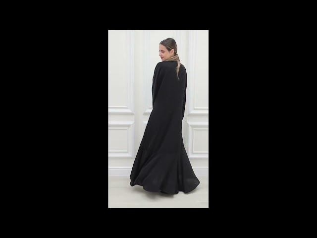 عباية حرير الفاخر بقصة كلوش 1089001