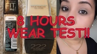 Image for video on Maybelline Matte and Poreless Foundation | Review/Demo/8 Hour Wear Test by beauty In budget