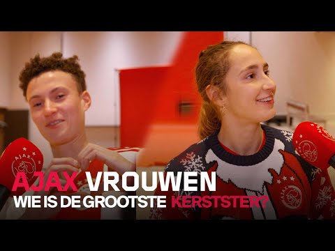 Behind The Scenes Kerst Shoot! 🎅🏼🎄| Wie is de Ajax Vrouwen KerstSter? 🌟