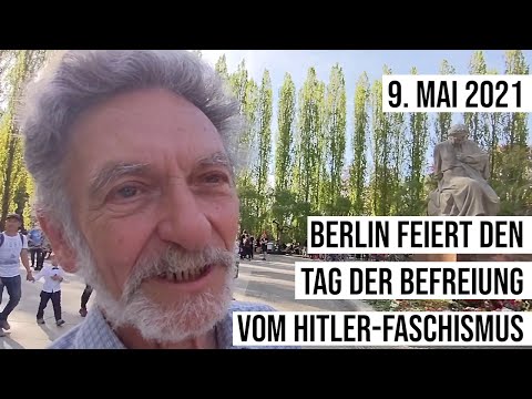 Berlin feiert den Tag der Befreiung vom Hitler Faschismus 09.05.2021 Sowjetisches Ehrenmal Treptow