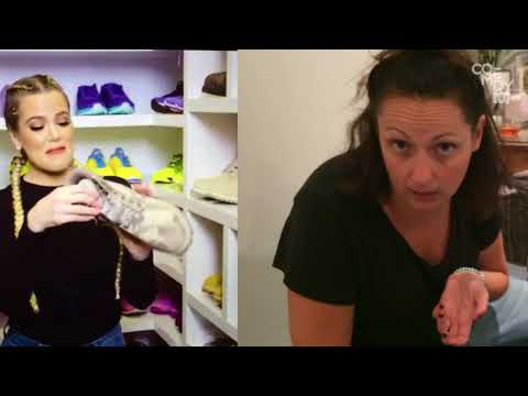 Celeste Barber V's Khloe Kardashian fitness wardrobe.