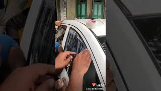 Open locked car gate mirror using cello tape || easiest way