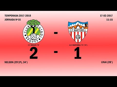 RESUM C.F. BEGUES "B" - A.E. MARTORELL "C" ("A")