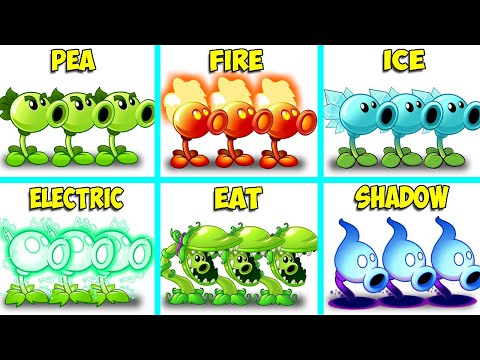 6 Best Team PEA Plants Battlez - Who Will Win? - PvZ 2 Plant Vs Plant