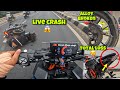Live Crash Ktm Duke 390 Alloy Tutt Gaya Total Loss