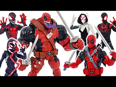 Venomized Spider-Man Miles Morales, Spider Gwen, Deadpool! | DuDuPopTOY